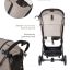 Коляска прогулочная детская Jovola Skyline легкая, для путешествий, с ручкой для транспортировки 7
